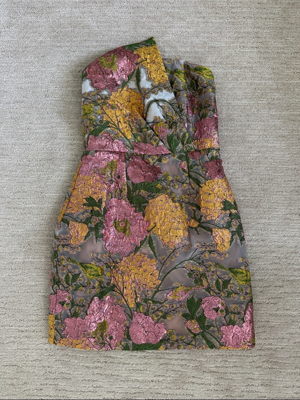 Elliatt “Patricia” Floral Jacquard Minidress